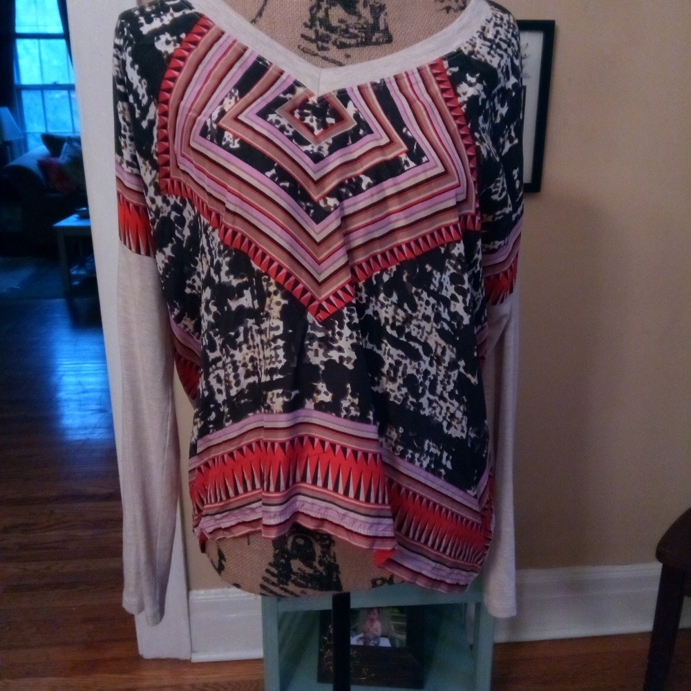 Cabi silk scarf top - Picture 3 of 5